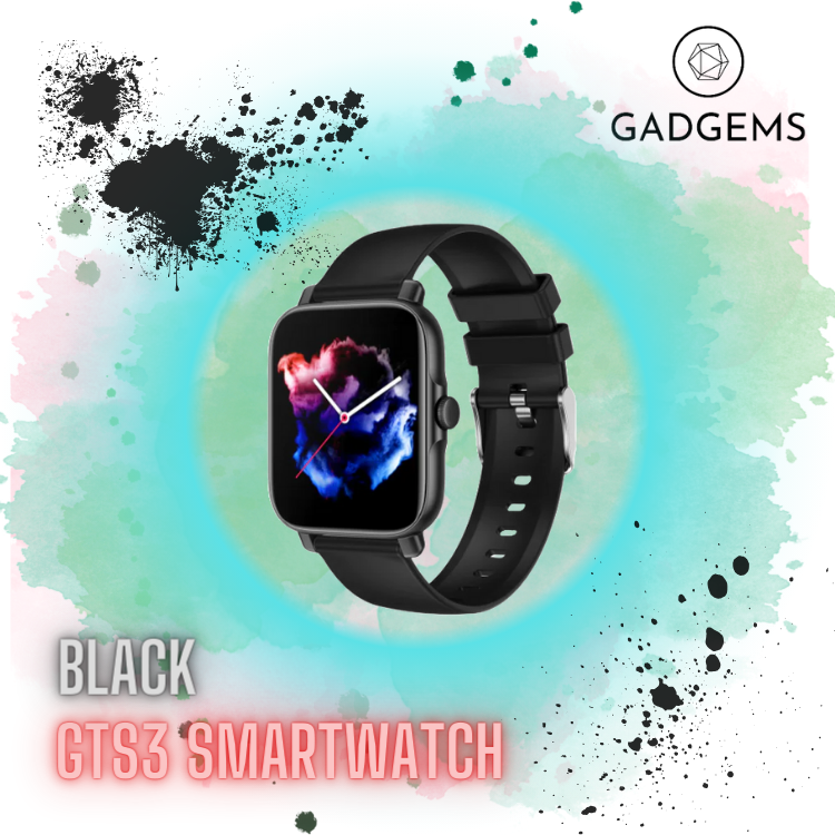 Black GTS-3 Smartwatch
