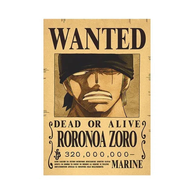 One piece Poster WANTED