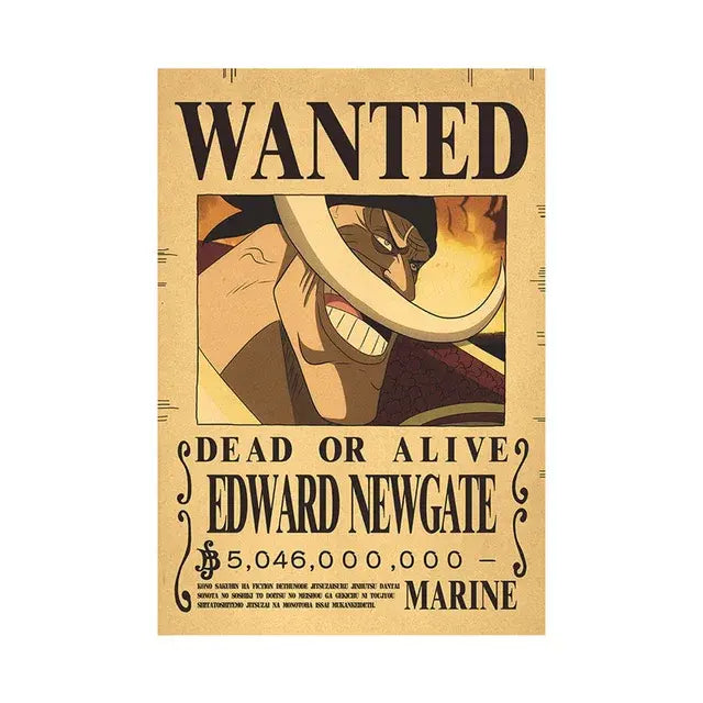 One piece Poster WANTED