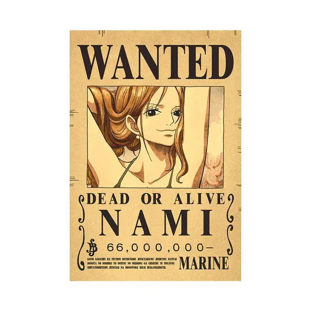 One piece Poster WANTED