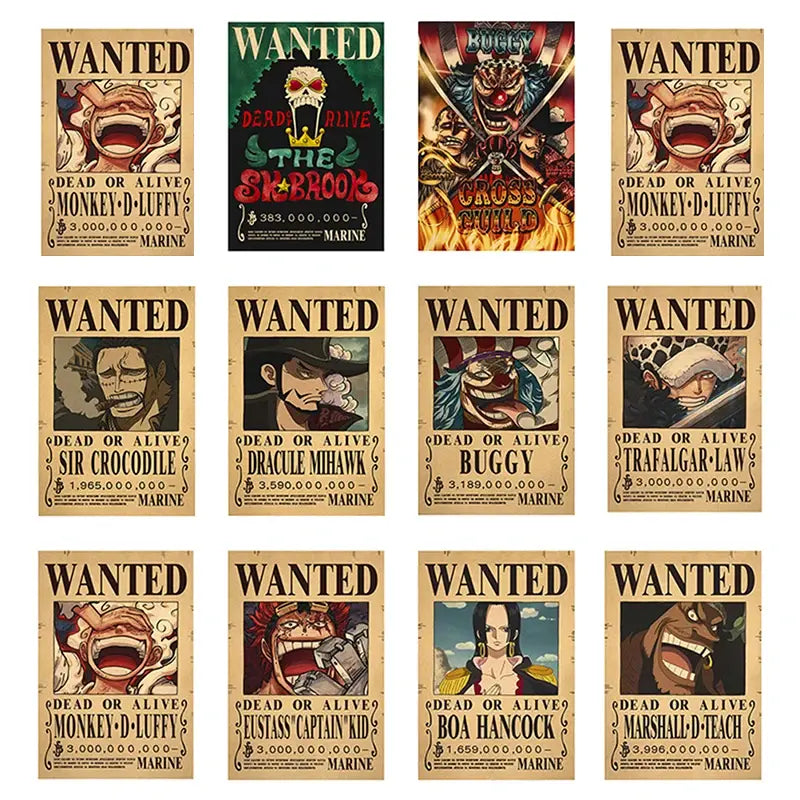 One piece Poster WANTED