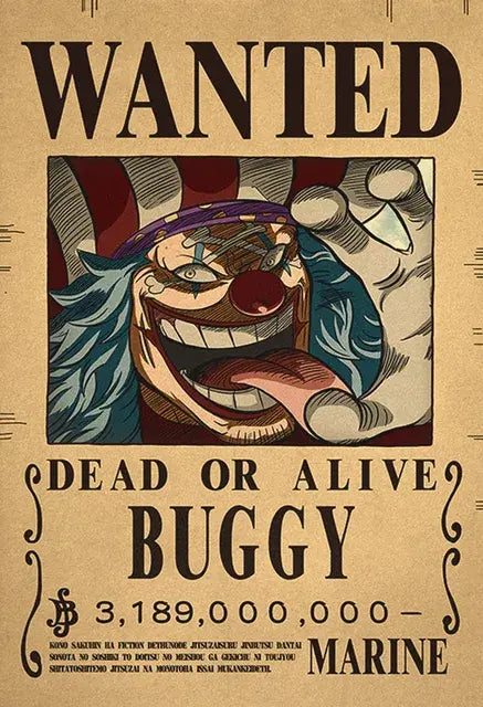 One piece Poster WANTED