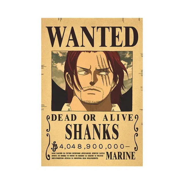 One piece Poster WANTED