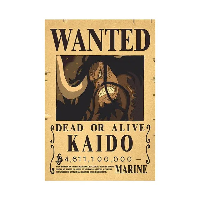 One piece Poster WANTED