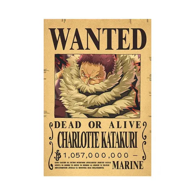 One piece Poster WANTED