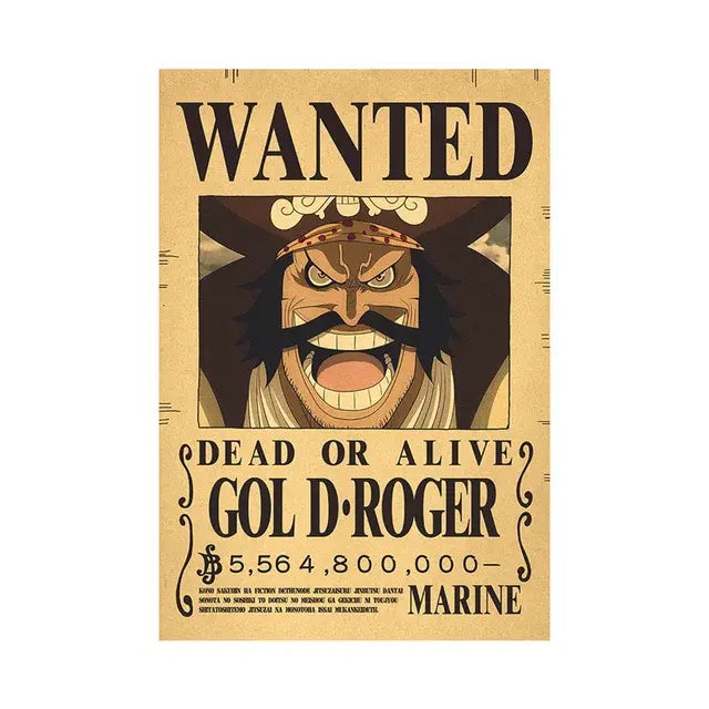 One piece Poster WANTED