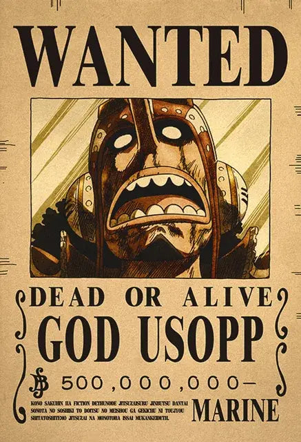 One piece Poster WANTED