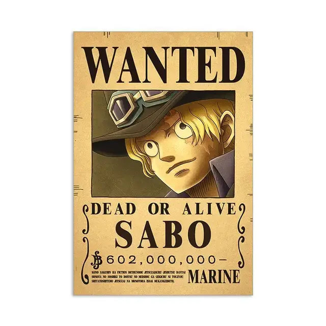 One piece Poster WANTED