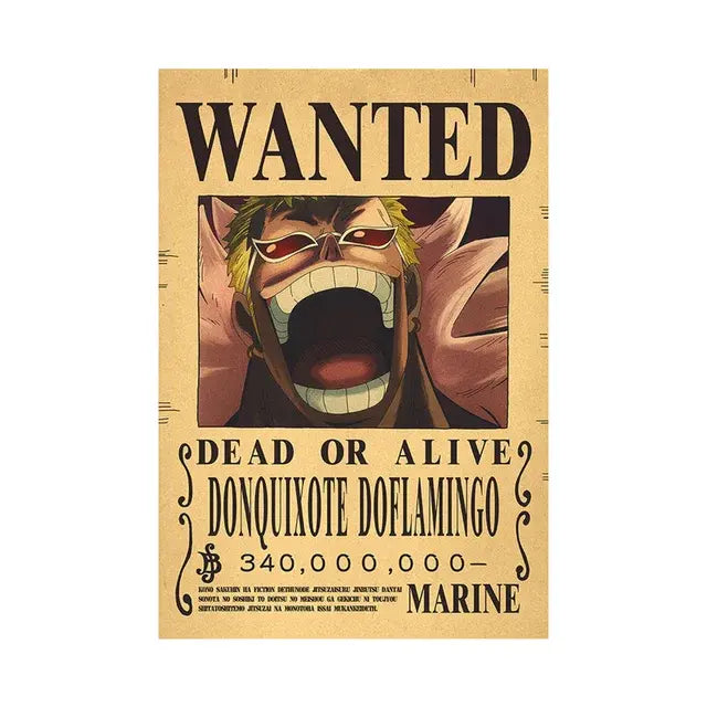 One piece Poster WANTED