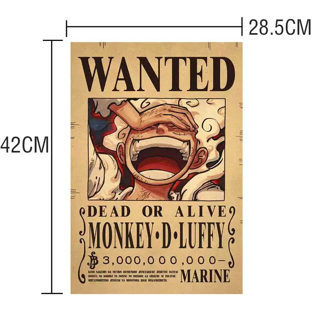 One piece Poster WANTED