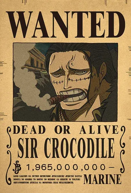 One piece Poster WANTED