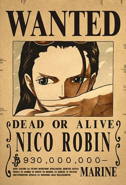 One piece Poster WANTED