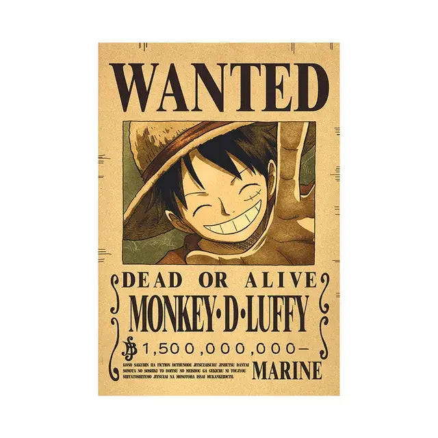 One piece Poster WANTED