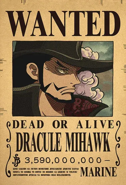 One piece Poster WANTED