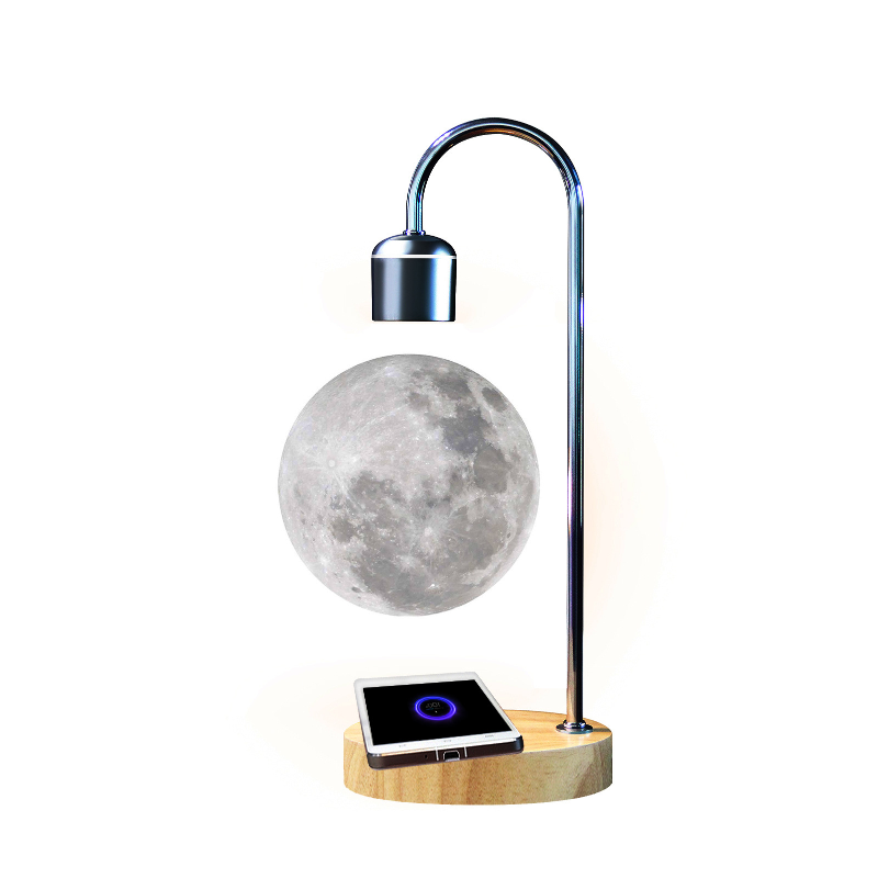 Lampada lunare a levitazione con batteria di ricarica wireless